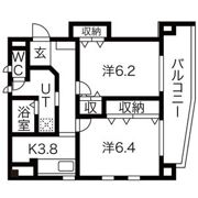 THE RESIDENCE IMAIKE NORTHの間取り画像