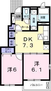 セルヴァ・カルム Aの間取り画像