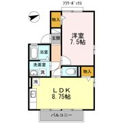 ウエストバンブーⅡ B棟の間取り画像