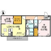 エスポワール瀬田の間取り画像
