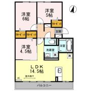 ラ・カーサ ミーア D棟の間取り画像