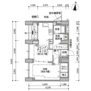 東雲キャナルコートCODAN14号棟の間取り画像