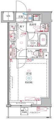 クレヴィスタ梅島の間取り画像