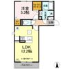 Olive B棟の間取り画像