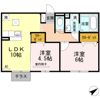 ディールーム後藤寺 B棟の間取り画像