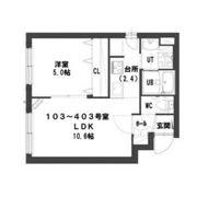 グランメールラフレ元町の間取り画像