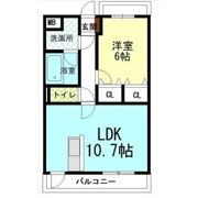 ルーチェ庄内緑地の間取り画像