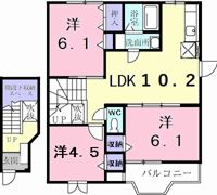 アバント加茂川の間取り画像