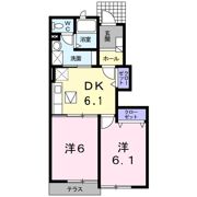 メゾン ド シャテーヌ Ⅱの間取り画像
