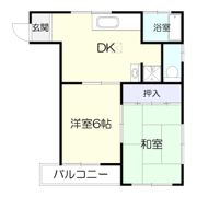 第2梶原ハイツの間取り画像