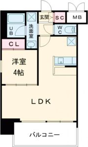 プレジオ荒本新町の間取り画像