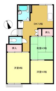 プレジール東粒浦の間取り画像