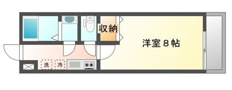フラッティ御薗橋西の間取り画像