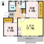 ロイヤルマンション1号棟の間取り画像
