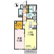 ピアチェ鈴蘭の間取り画像