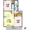 ハーミテージ A棟の間取り画像