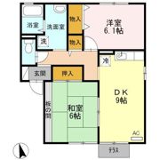 セジュール宮小路 B棟の間取り画像