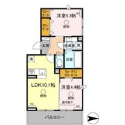 サンライズ新土河原の間取り画像