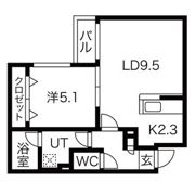 Grand Ravine南郷通(グランラヴィーヌ)の間取り画像