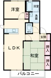 サンハイツ加古川Ⅱの間取り画像