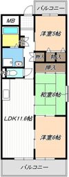 ポートシティ高木の間取り画像