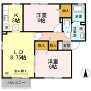 フロレアールの間取り画像