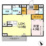 CASAニックスⅣの間取り画像