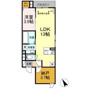 CASAニックスⅣの間取り画像