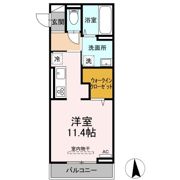 ディアライズ小郡船倉町A棟の間取り画像