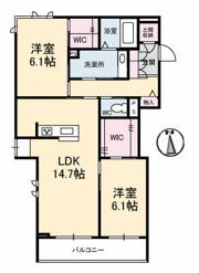 グランフォーレ中井の間取り画像