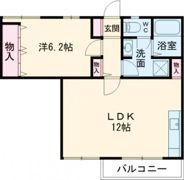 フロントスクエアー2の間取り画像