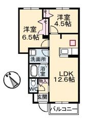 パッサーレ 壱番館の間取り画像