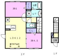 セジュール苫小牧の間取り画像