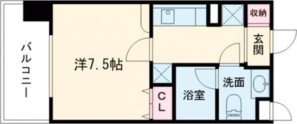 レジディア熊本辛島の間取り画像