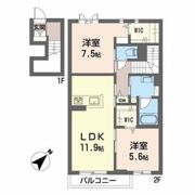 ShaMaison Domile Ⅱの間取り画像
