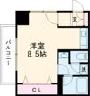 サテンドール黒髪の間取り画像