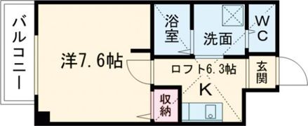 エヌエムキャラントヌフの間取り画像