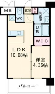 プレジオ荒本新町の間取り画像
