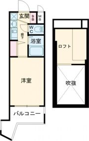 エステムコート三宮駅前ラ・ドゥーの間取り画像