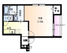 フジパレス和歌山駅南Ⅱ番館の間取り画像