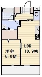 メディカルガーデン谷塚Aの間取り画像