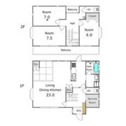 立伏町一戸建の間取り画像