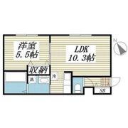 プレシェルト1条通の間取り画像
