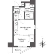 コンフォリア南千住の間取り画像