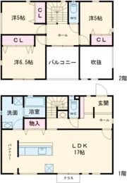 吉川1丁目戸建の間取り画像