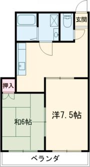 ヴィラコートダジュールの間取り画像