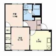サザンクロスAの間取り画像
