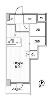 JMF Residence 町田の間取り画像