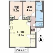 コーポ潮鳴Aの間取り画像