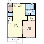 フラッツゆう Aの間取り画像